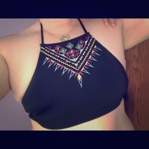 Swim top/crop top